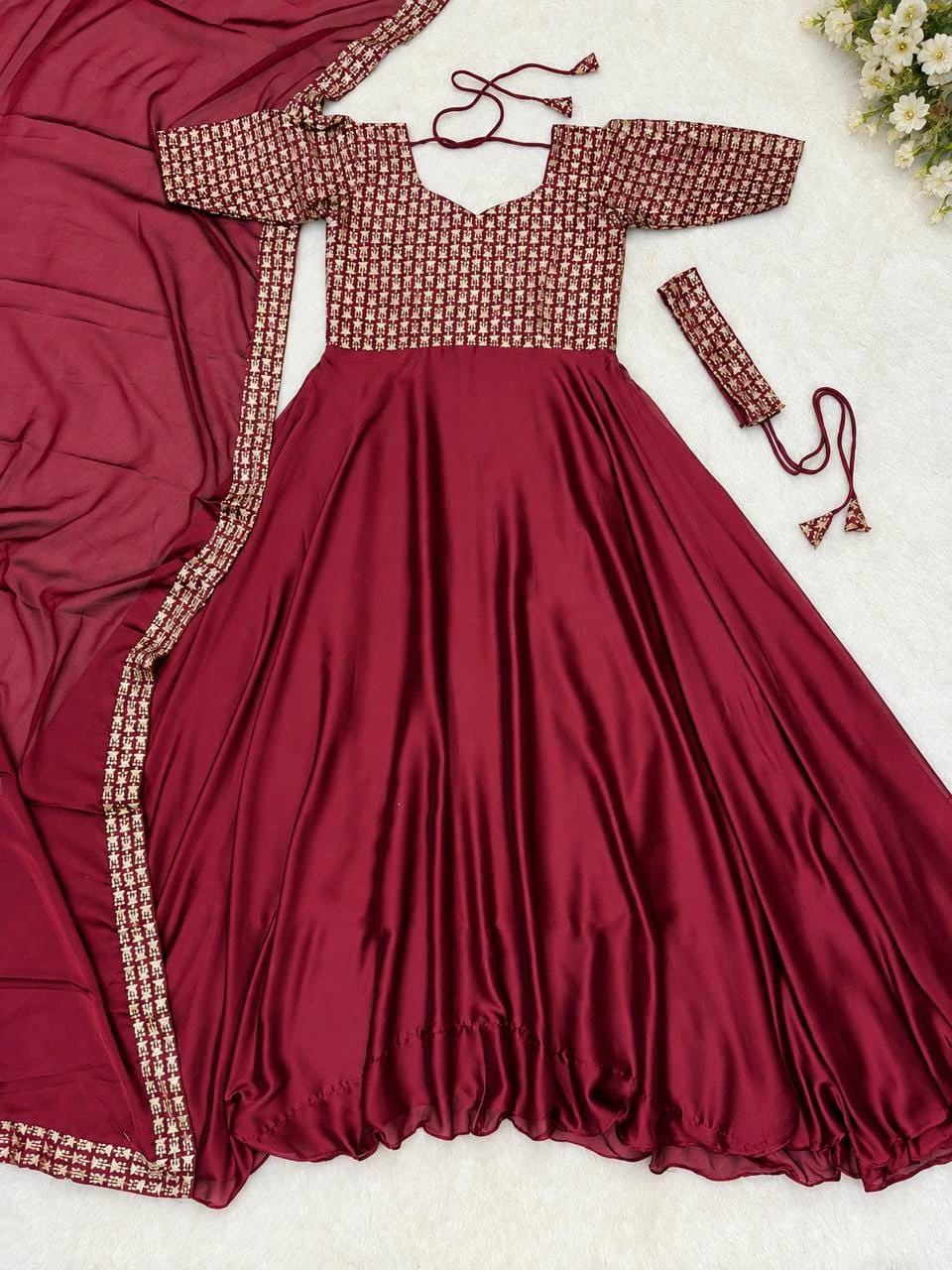 Rangoli Anarkali Gown 3