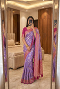 Banarasi Silk Saree with Blouse 2