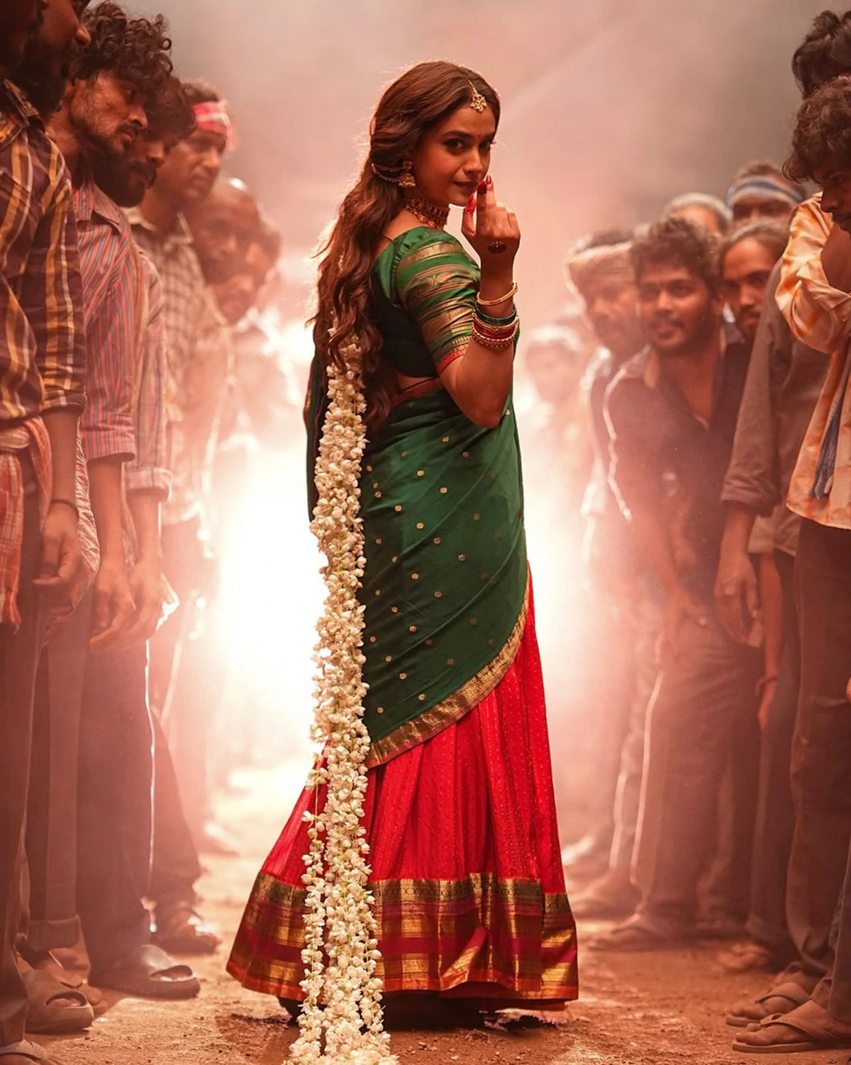 Soft Silk Zari Lehenga Set 1