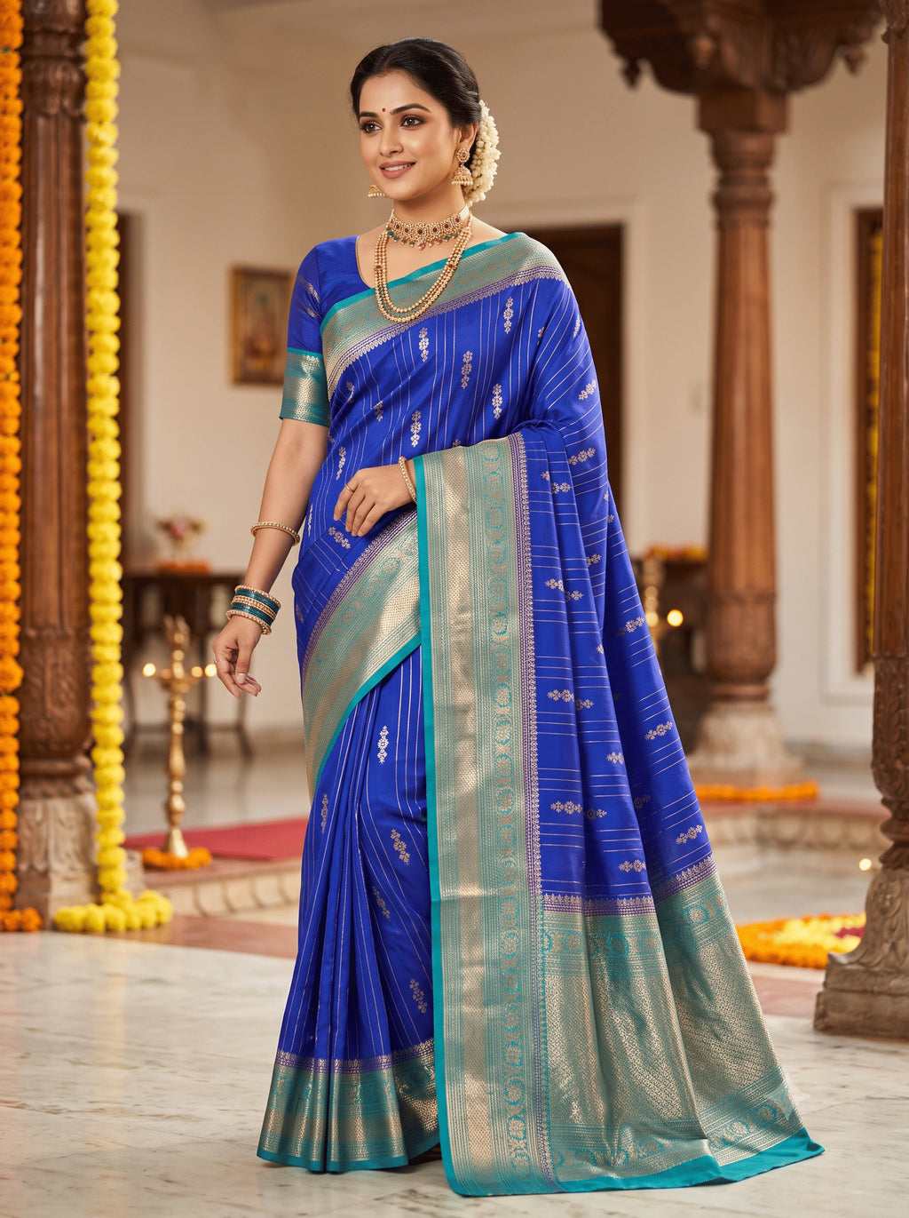 Silk Zari Woven Saree 1