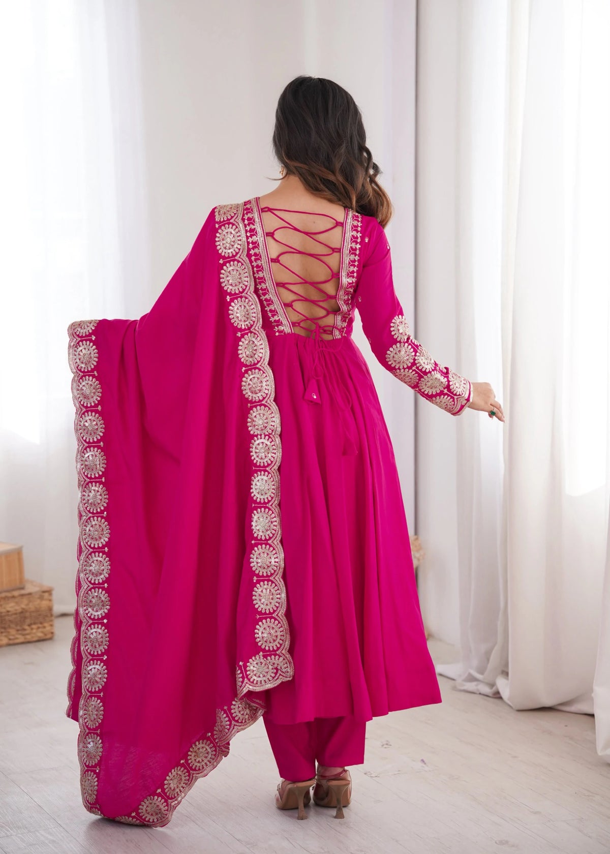 Anarkali Three Piece Set 8