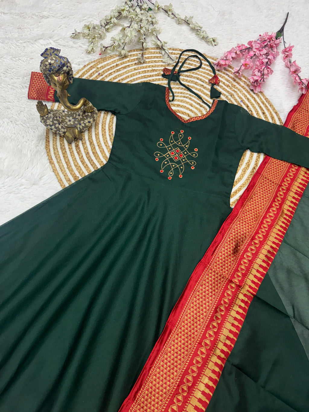 Span Cotton Anarkali Kurta Set 2