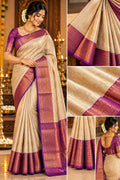 Silk Zari Woven Saree 1