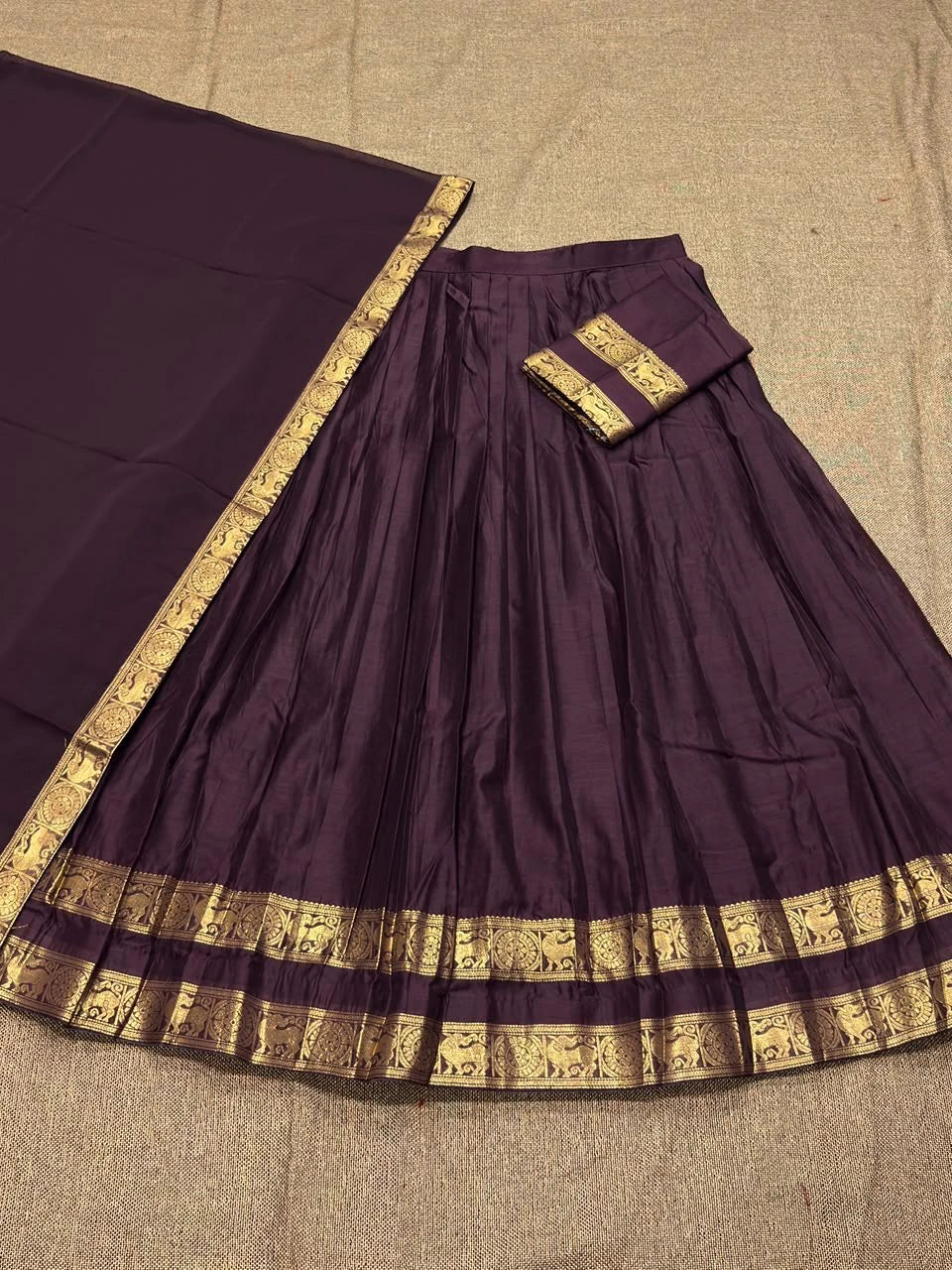 Kanjivaram Silk Lehenga 2