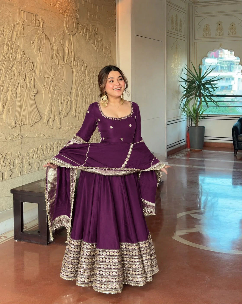 Fox Chinon Silk Gown 9