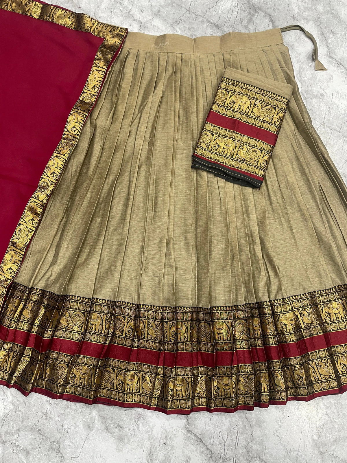 Kanci Cotton Silk Lehenga Set 9