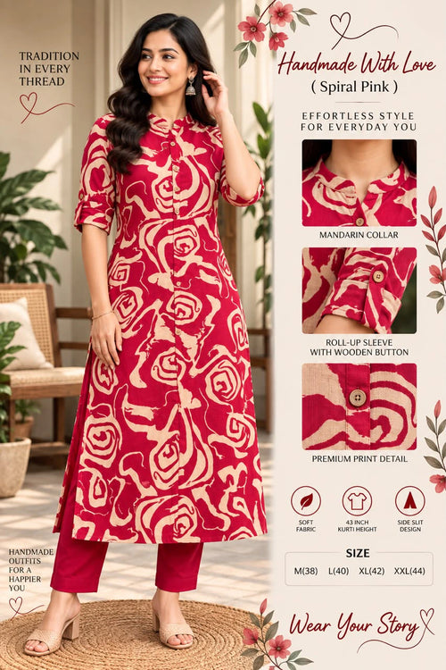 Bamboo Cotton Kurta Set 1