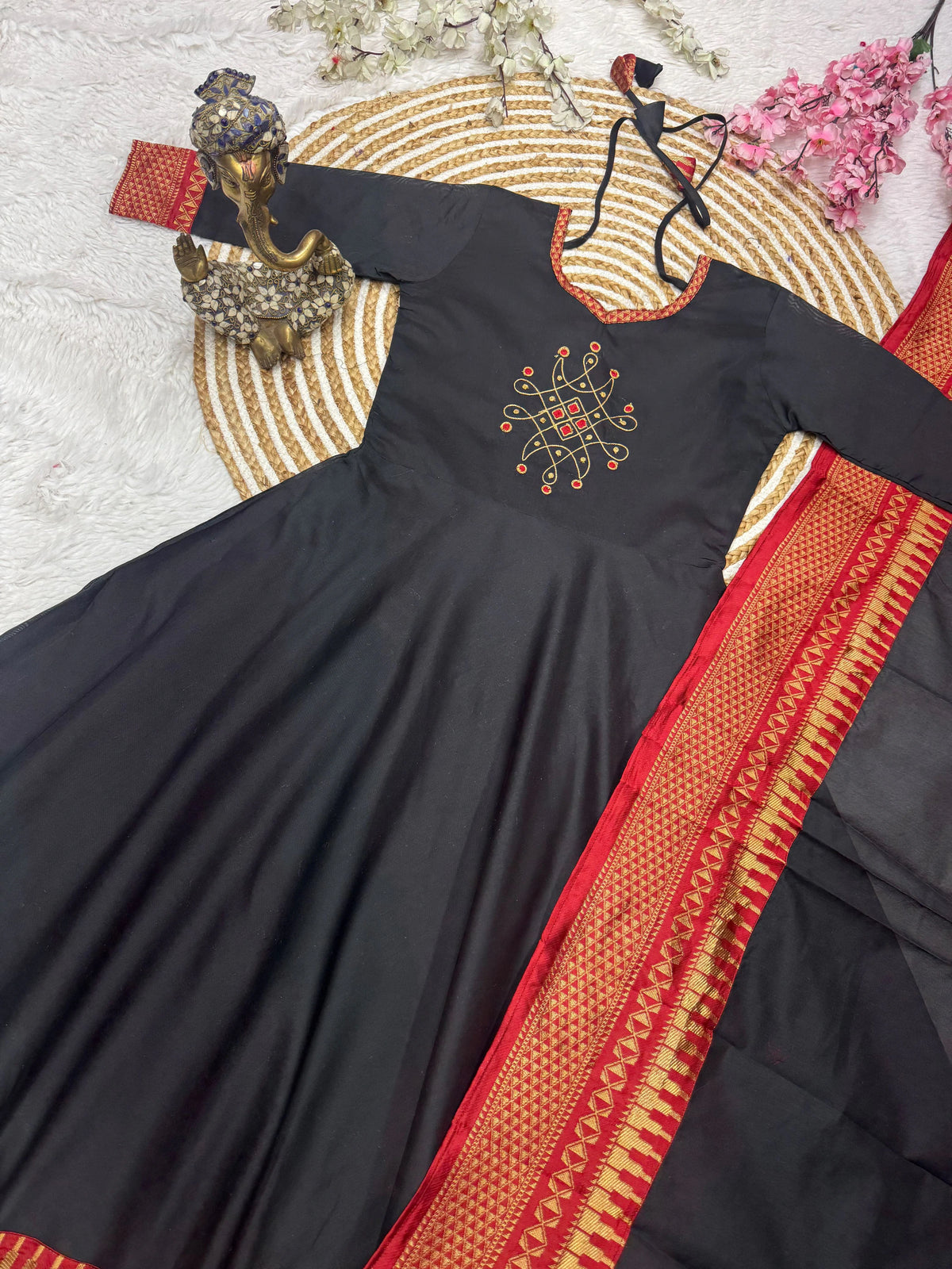 Span Cotton Anarkali Kurta Set 7