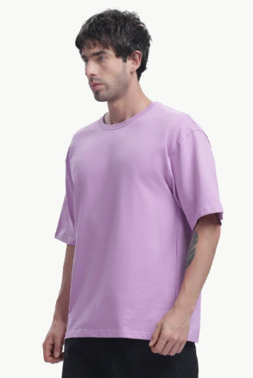 Oversized French Terry Cotton T-Shirt 1