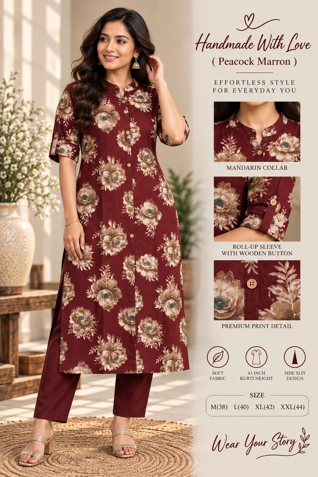 Bamboo Cotton Kurta Set 10