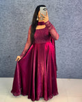 ❣️❣️Exclusive party wear 3 in 1 style gown outfit❣️❣️ 1