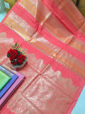 Zari Woven Saree with Blouse 2