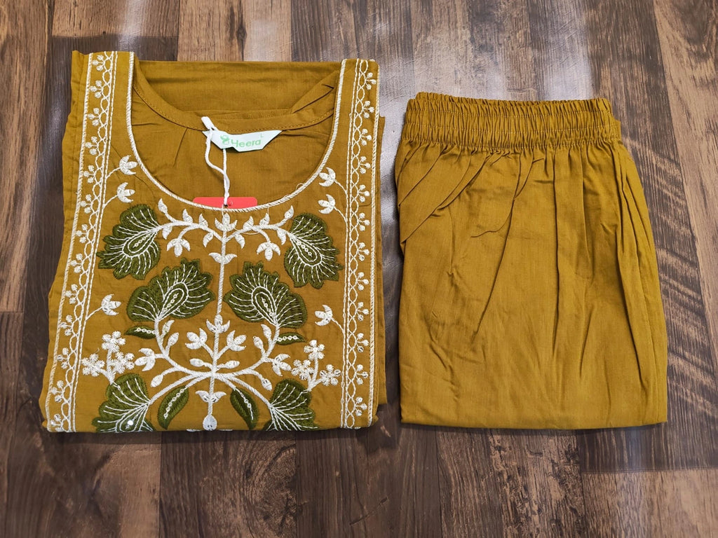Women's Cotton A-Line Kurti Set 2