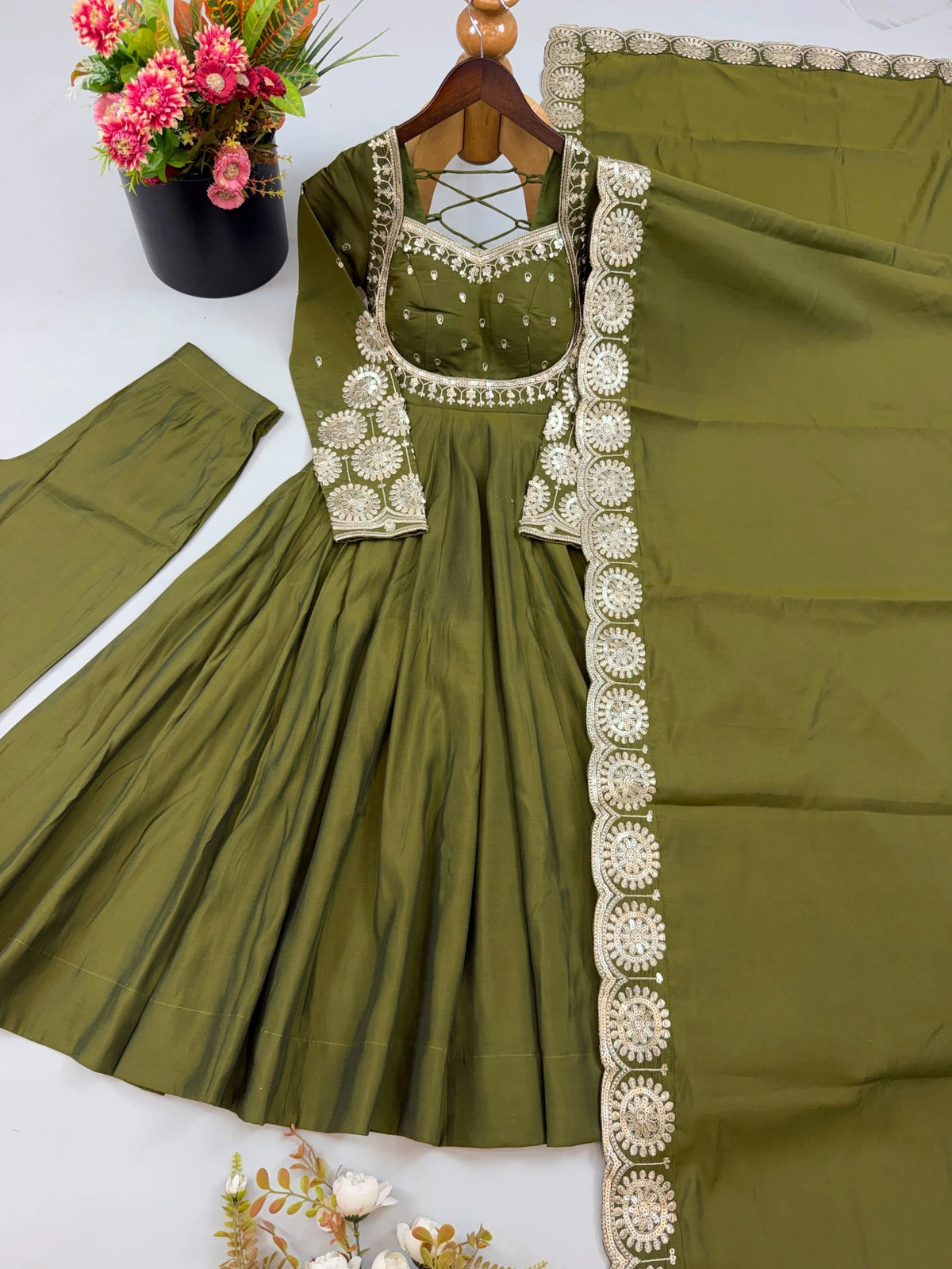 Anarkali Three Piece Set 5
