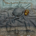 Moss Butti Sequinned Saree 2