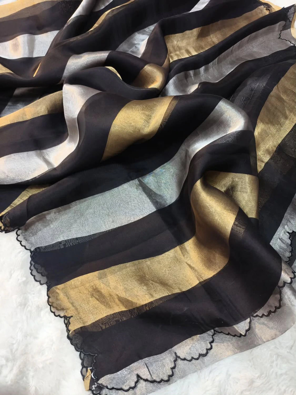Georgette Tissue Silk Saree 2