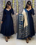 👸👑Launching beautiful plain vichithra anarkali with trending kalamkari dupatta👸👑 1