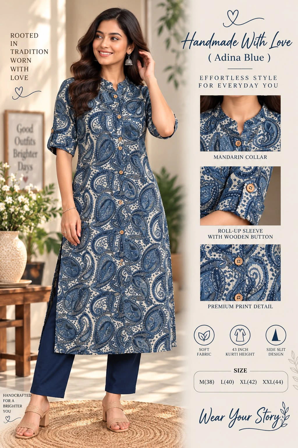 Bamboo Cotton Kurta Set 5