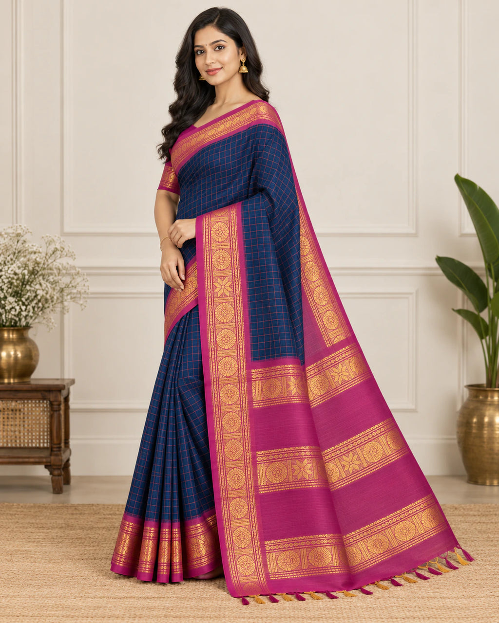 GANGA JAMUNA COTTON WITH BLOUSE 9
