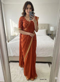Viscose Georgette Sequence Saree 1