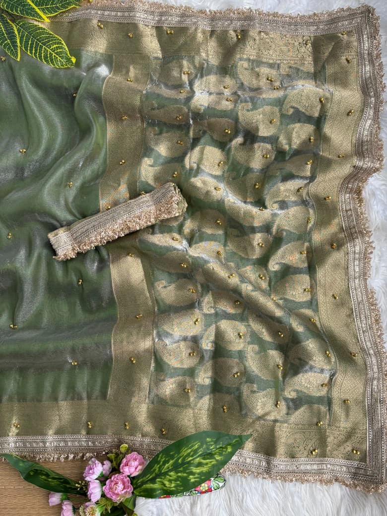 Banarasi Satin Silk Saree 9