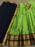Pure Kanjivaram Silk Ethinic Half-Saree Set 1
