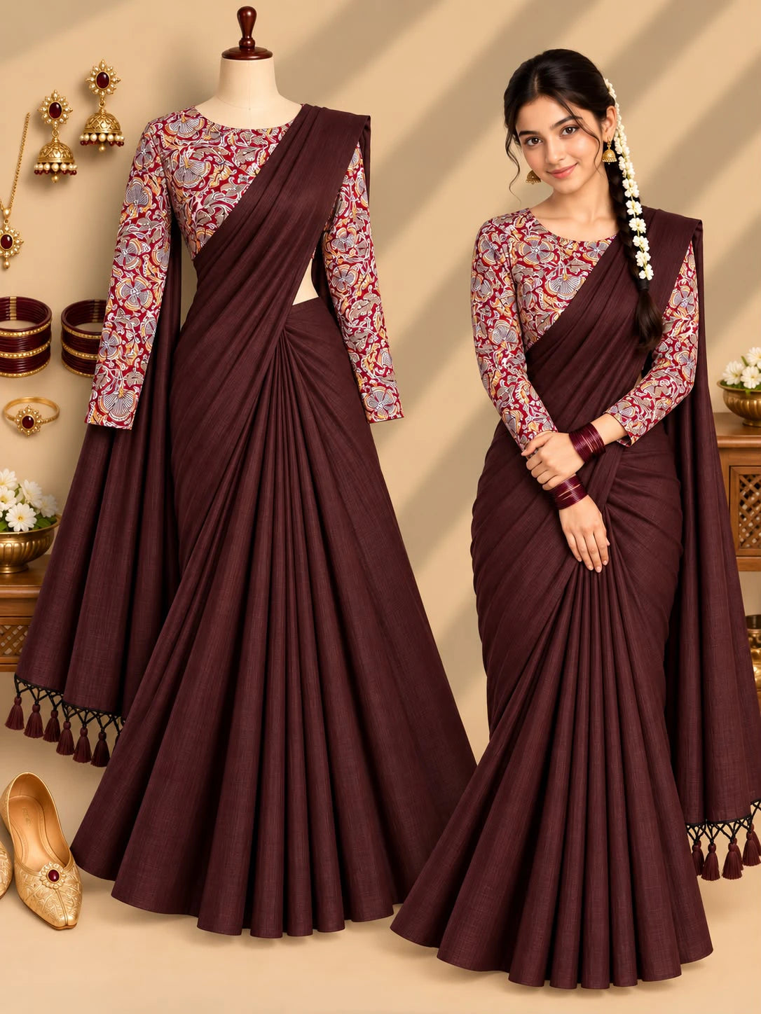 Viral Handloom Khadi Cotton Saree 7