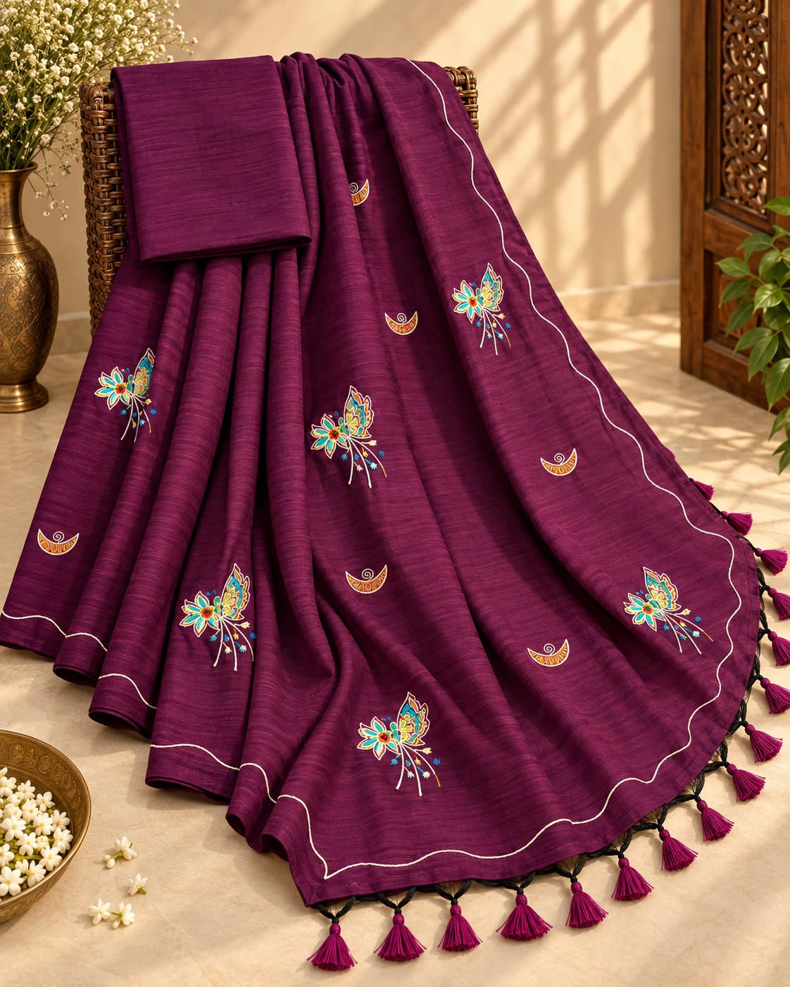 Handloom Khadi Cotton Saree 5