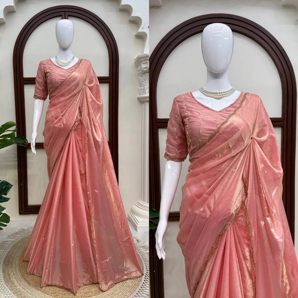 Designer Saree with Hand Work 2