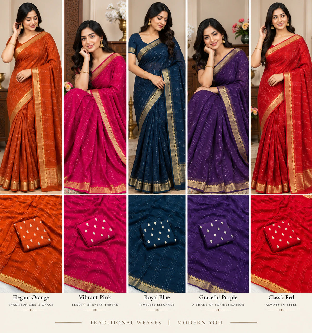 Viscose Georgette Sequence Saree 9