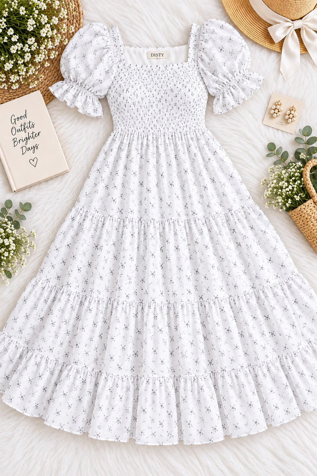 Fox Georgette Floral Dress 8