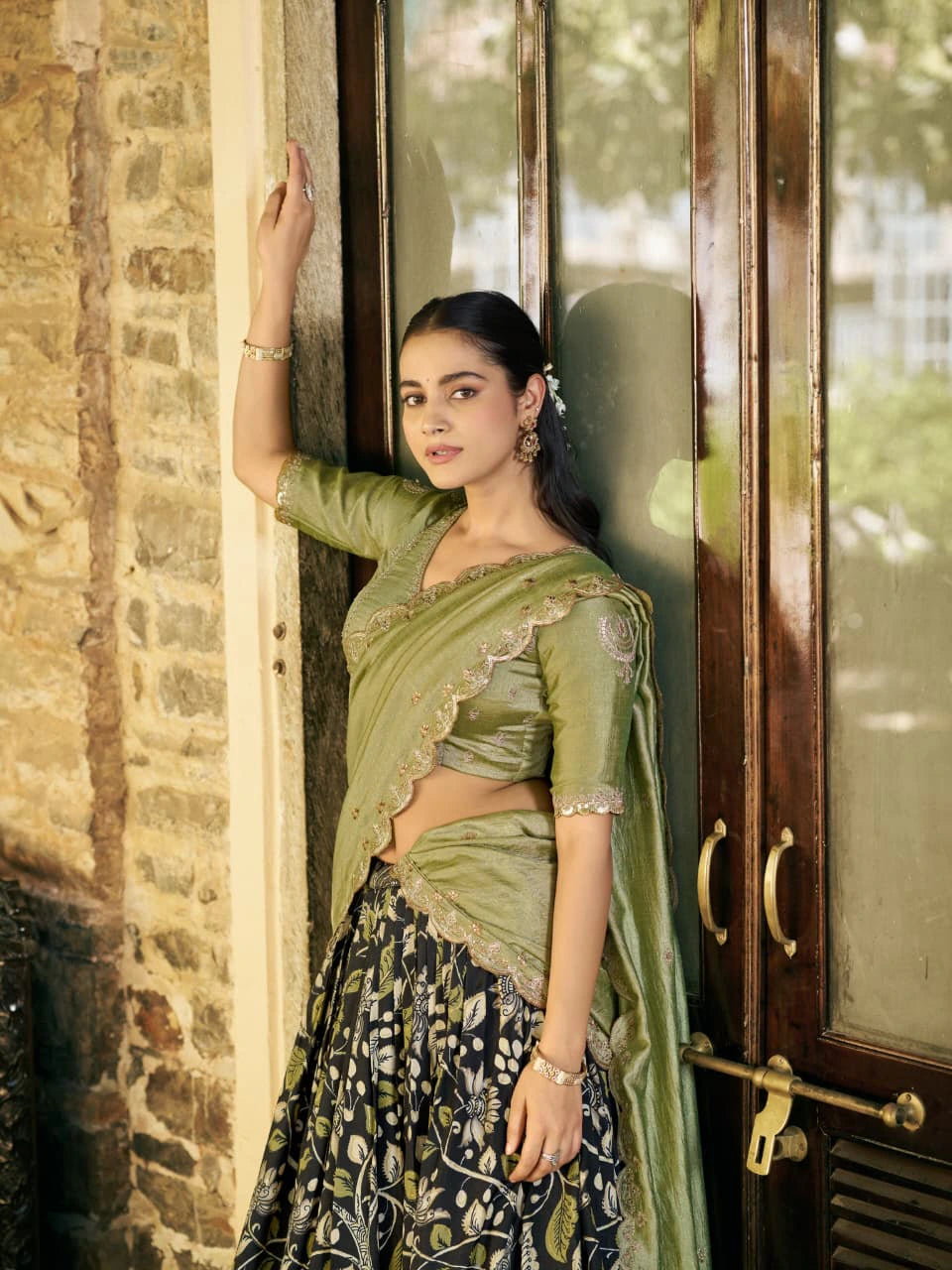 Vichitra Silk Lehenga 8