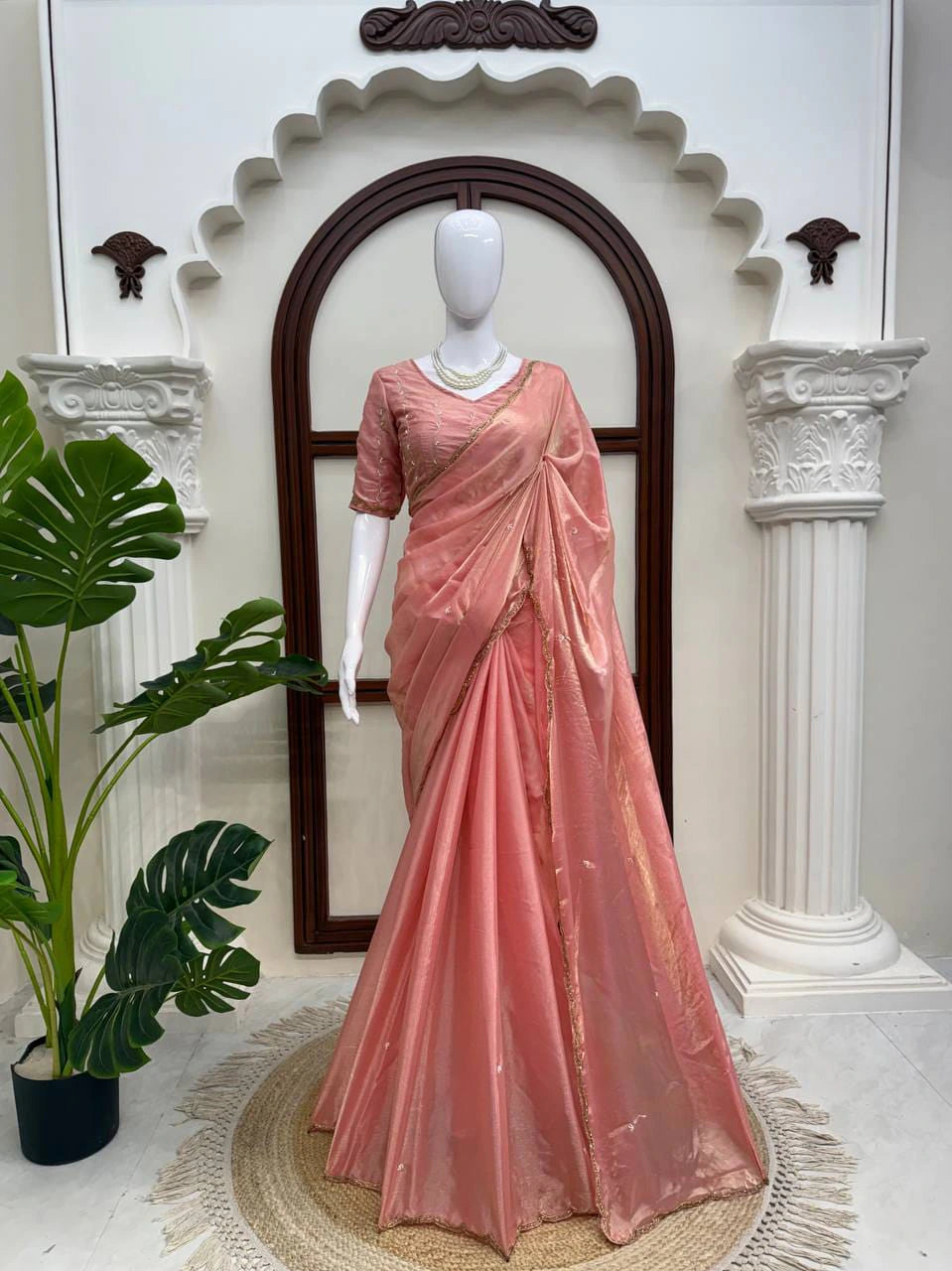 Designer Saree with Hand Work 3