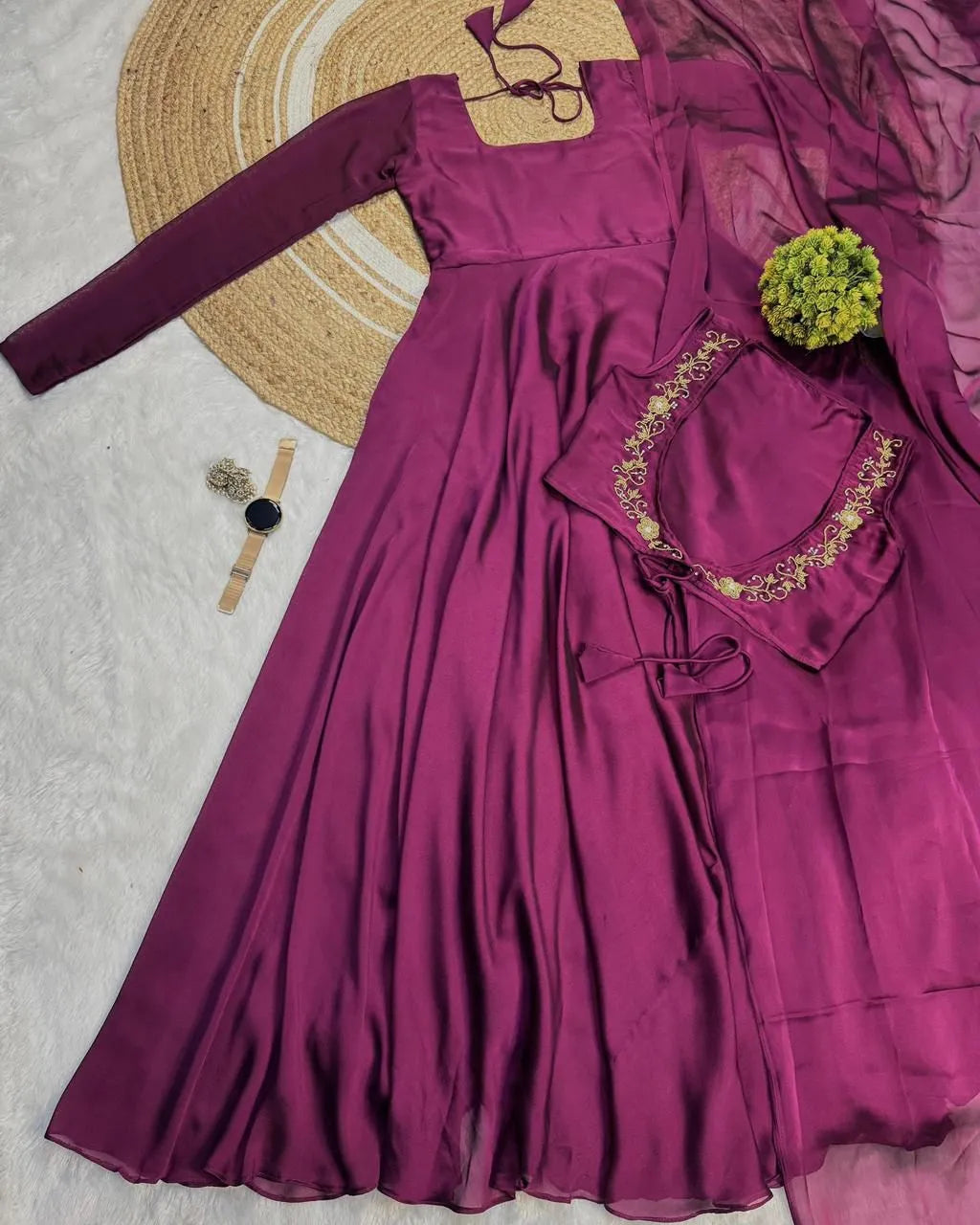 Premium Silk Gown 8