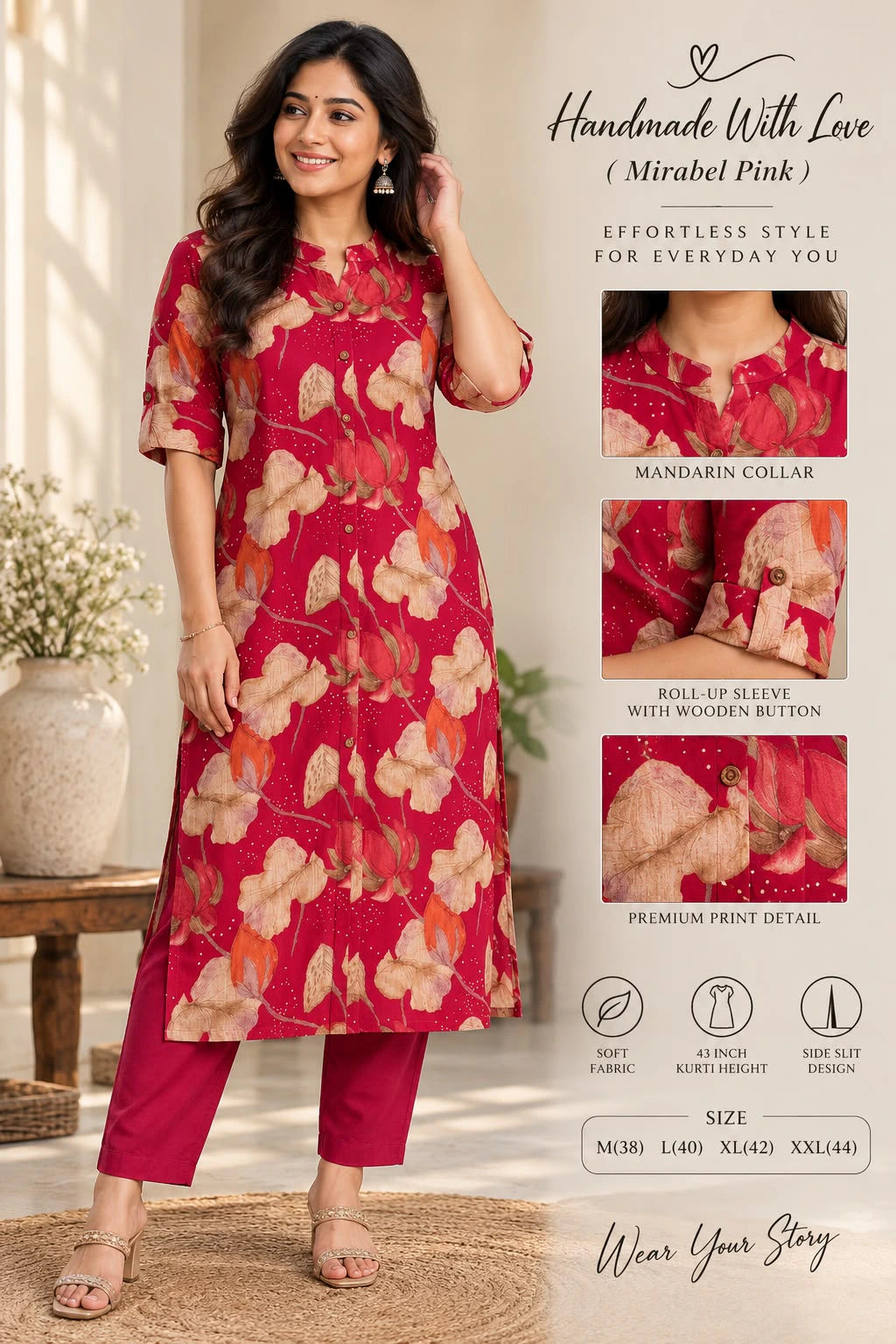 Bamboo Cotton Kurta Set 7