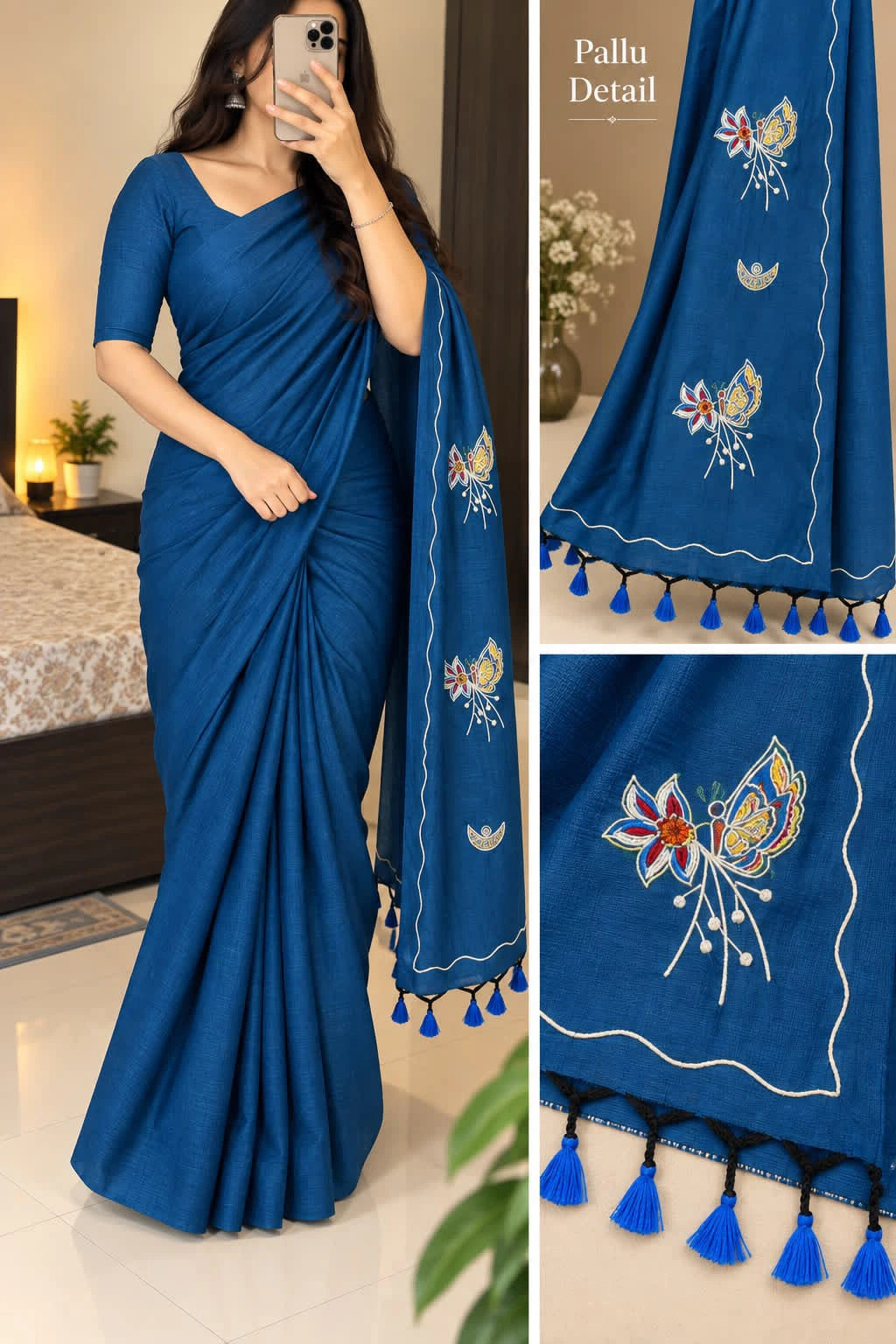 Handloom Khadi Cotton Saree 6