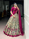 Vichitra Silk Lehenga 1
