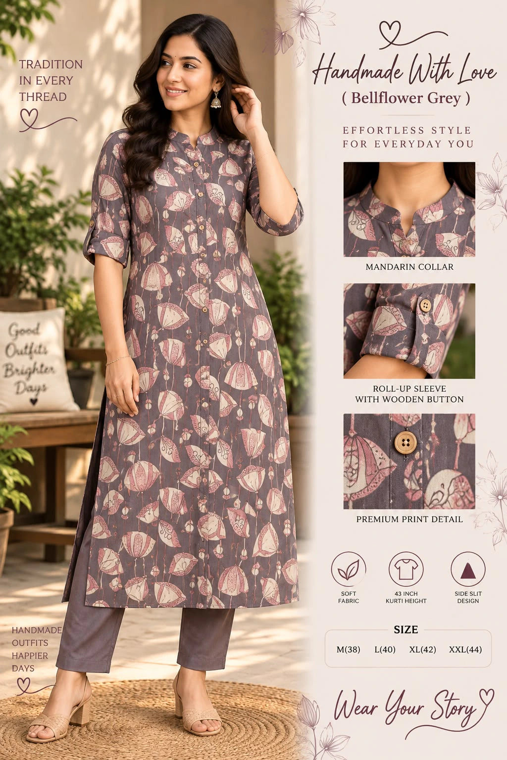 Bamboo Cotton Kurta Set 2
