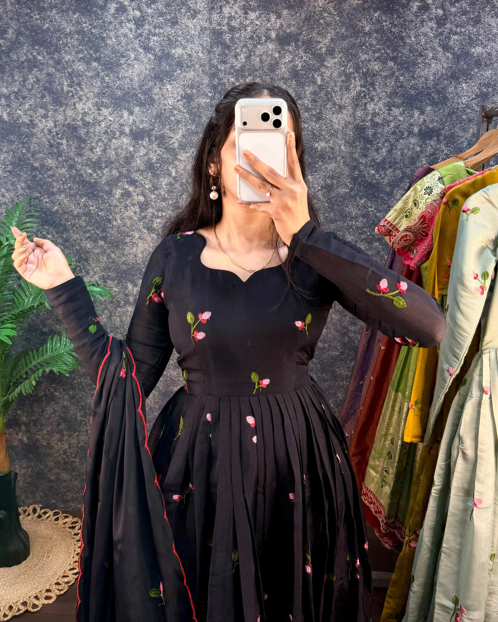 South Mull Chanderi Anarkali Set 10