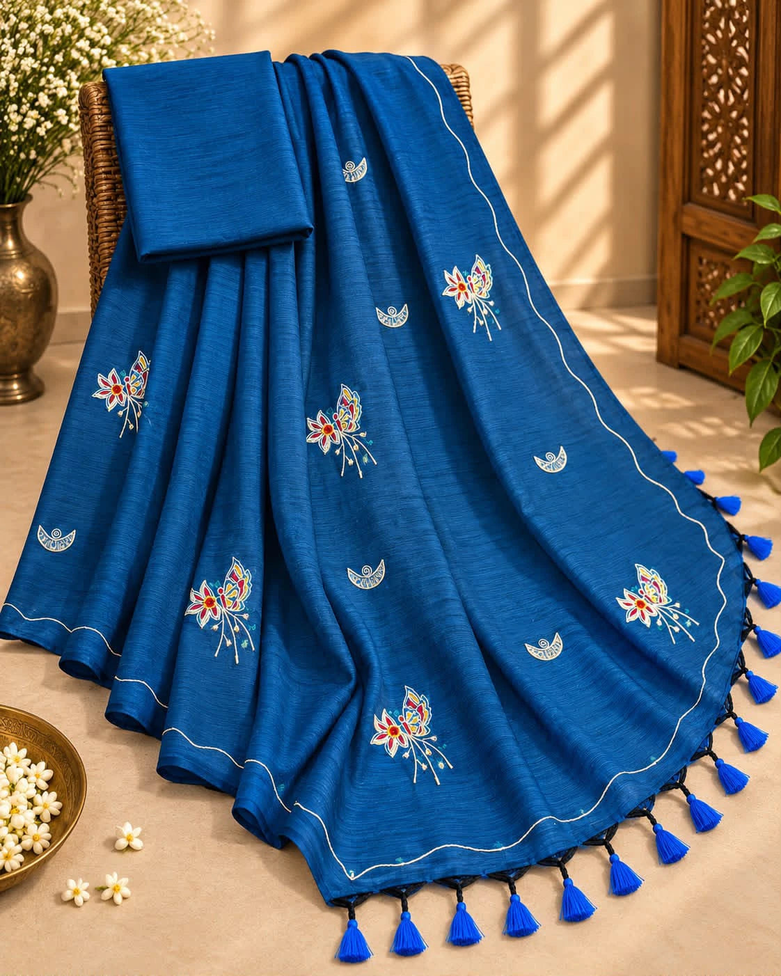 Handloom Khadi Cotton Saree 7