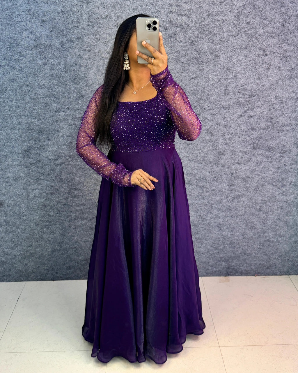 ❣️❣️Exclusive party wear 3 in 1 style gown outfit❣️❣️ 3