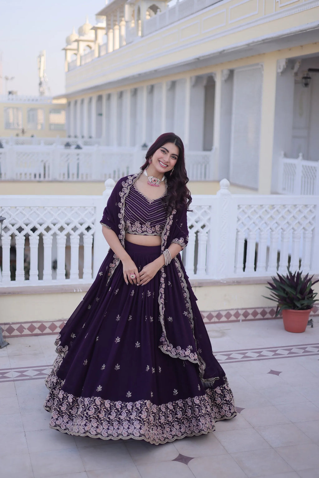 Lehenga choli Dupatta Set 10