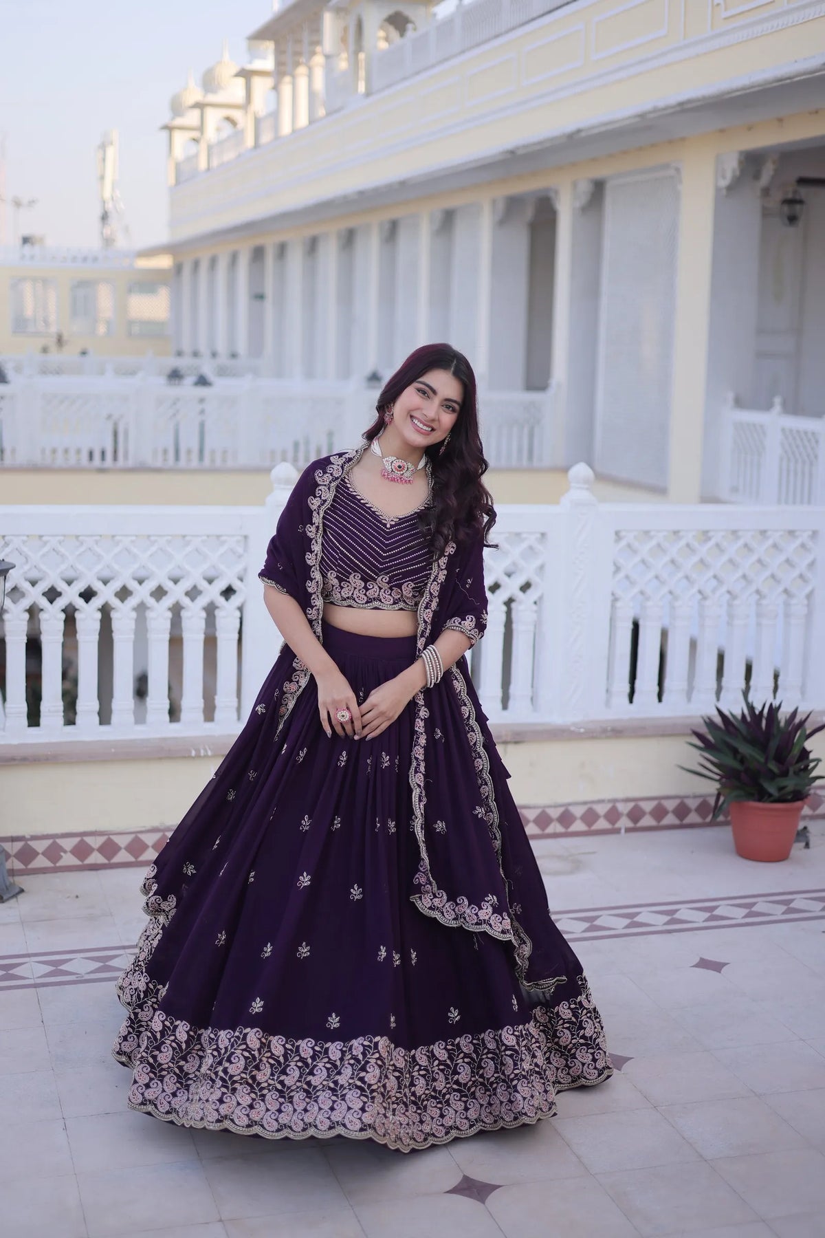Lehenga choli Dupatta Set 10