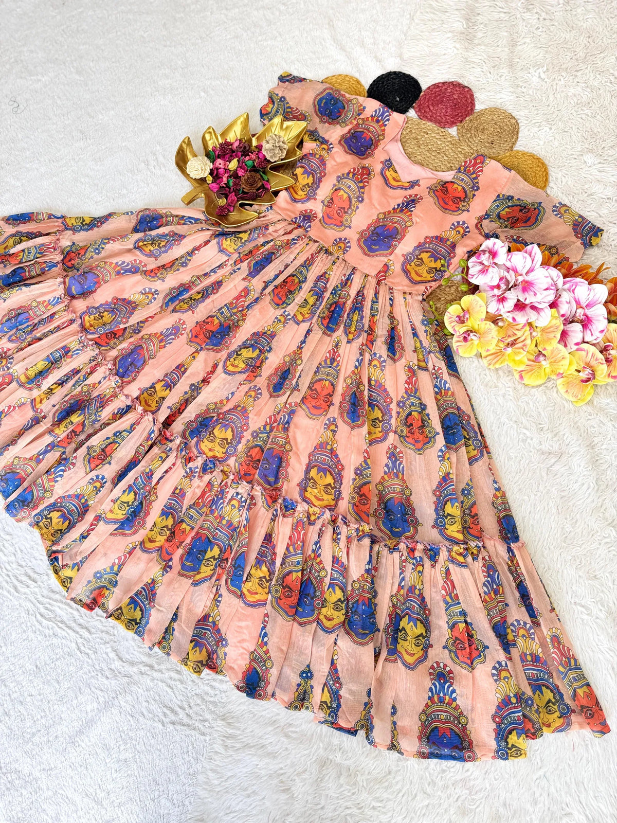 Summer Special  Full Stitched Kalamkari Maxi Gown 1