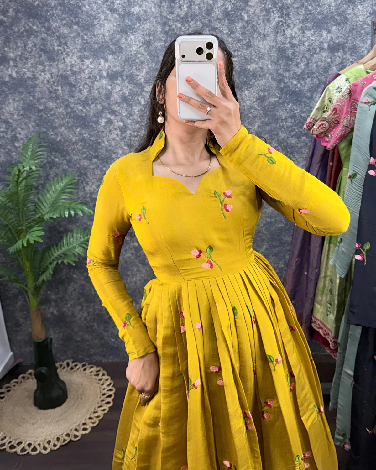 South Mull Chanderi Anarkali Set 3