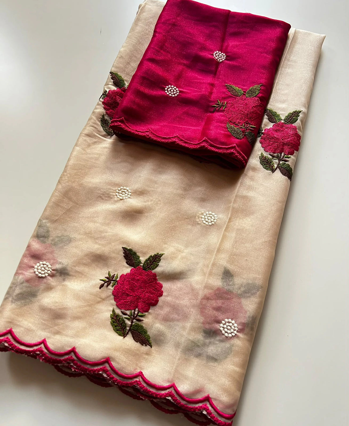 Rangoli Silk Embroidered Saree 7