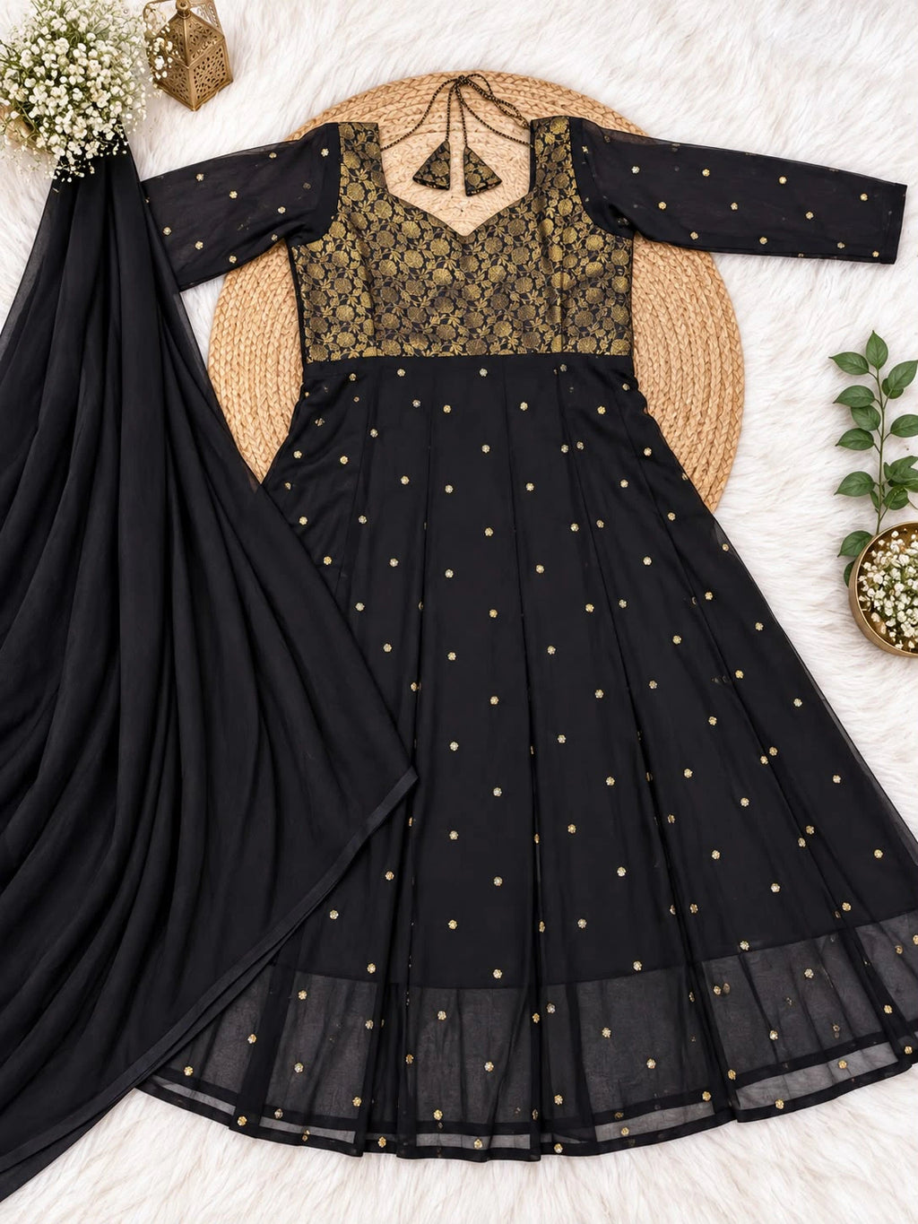 Georgette Anarkali Suit Set 9
