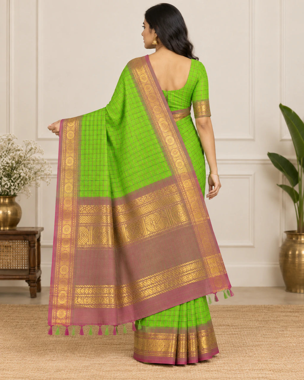 GANGA JAMUNA COTTON WITH BLOUSE 4