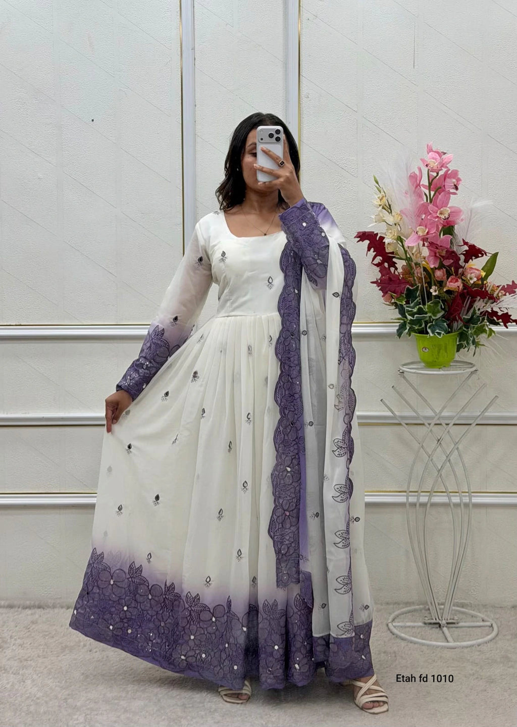 Georgette Anarkali Set 3