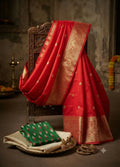 Premium Dola Silk Saree with Elegant Border 1